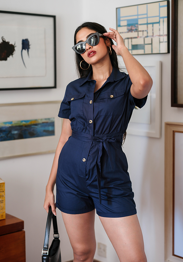 MELINA BLUE JUMPSUIT